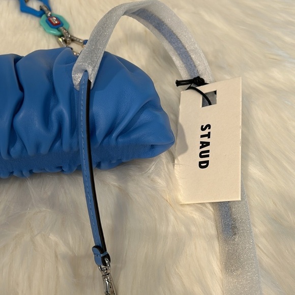 Authentic Staud Leather Bag in Azure NWT - Picture 8 of 16